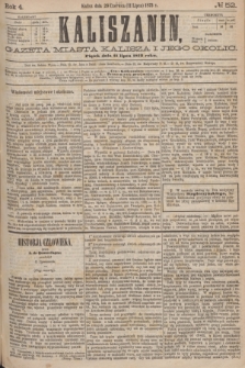 Kaliszanin : gazeta miasta Kalisza i jego okolic. R.4, № 52 (11 lipca 1873)