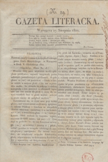 Gazeta Literacka. [T. II], nr 29 (27 sierpnia 1822)