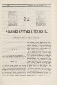 Roczniki Krytyki Literackiej. R.1, [T.2], [Ner] 81 (16 października 1842)