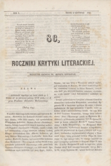 Roczniki Krytyki Literackiej. R.1, [T.2], [Ner] 86 (2 listopada 1842)