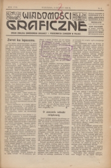 Wiadomości Graficzne : organ związku zawodowego drukarzy i pokrewnych zawodów w Polsce. R.18 [i.e.17], № 4 (15 lutego 1925)