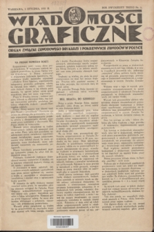 Wiadomości Graficzne : organ związku zawodowego drukarzy i pokrewnych zawodów w Polsce. R.23, nr 1 (5 stycznia 1931)