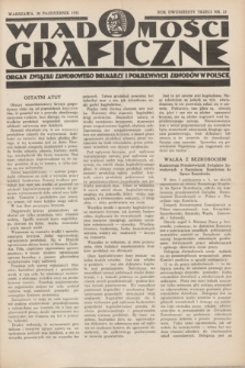 Wiadomości Graficzne : organ związku zawodowego drukarzy i pokrewnych zawodów w Polsce. R.23, nr 27 (20 października 1931)
