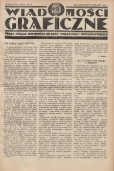 Wiadomości Graficzne : organ związku zawodowego drukarzy i pokrewnych zawodów w Polsce. R.24, nr 9 (5 maja 1932)