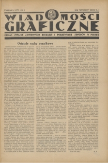 Wiadomości Graficzne : organ związku zawodowego drukarzy i pokrewnych zawodów w Polsce. R.32, nr 2 (luty 1938)
