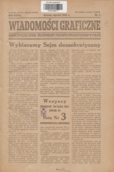 Wiadomości Graficzne : organ związku zawod. pracowników przemysłu poligraficznego w Polsce. R.33, nr 1 (styczeń 1947)