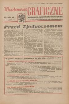 Wiadomości Graficzne : organ związku zawod. pracowników przemysłu poligraficznego w Polsce. R.34, nr 11 (listopad 1948)