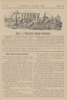 Tygodnik Rolniczy : Organ c. k. Towarzystwa rolniczego Krakowskiego. R.10, nr 6 (11 lutego 1893)