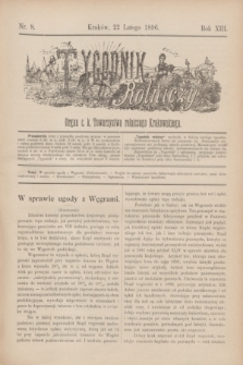Tygodnik Rolniczy : Organ c. k. Towarzystwa rolniczego Krakowskiego. R.13, nr 8 (22 lutego 1896)