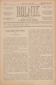 Rolnik : organ urzędowy c. k. galicyjskiego Towarzystwa gospodarskiego. R.27, T.53, Nr. 18 (5 maja 1894)