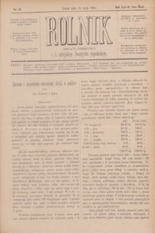 Rolnik : organ urzędowy c. k. galicyjskiego Towarzystwa gospodarskiego. R.27, T.53, Nr. 20 (19 maja 1894)