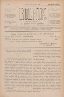 Rolnik : organ urzędowy c. k. galicyjskiego Towarzystwa gospodarskiego. R.27, T.54, Nr. 25 (22 grudnia 1894)