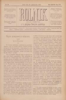 Rolnik : organ urzędowy c. k. galicyjskiego Towarzystwa gospodarskiego. R.28, T.56, Nr. 16 (19 października 1895)