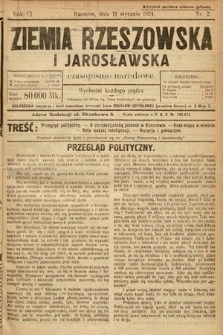 Ziemia Rzeszowska i Jarosławska : czasopismo narodowe. 1924, nr 2