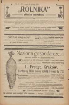 Rolnik : organ c. k. galicyjskiego Towarzystwa gospodarskiego. R.38, T.69, Nr. 2 (6 stycznia 1905) + dod.