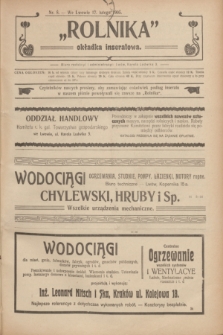 Rolnik : organ c. k. galicyjskiego Towarzystwa gospodarskiego. R.38, T.69, Nr. 8 (17 lutego 1905) + dod.