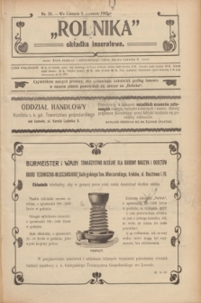 Rolnik : organ c. k. galicyjskiego Towarzystwa gospodarskiego. R.38, T.69, Nr. 23 (2 czerwca 1905) + dod.