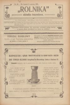 Rolnik : organ c. k. galicyjskiego Towarzystwa gospodarskiego. R.38, T.69, Nr. 24 (9 czerwca 1905) + dod.
