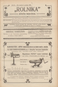 Rolnik : organ c. k. galicyjskiego Towarzystwa gospodarskiego. R.38, T.70, Nr. 50 (8 grudnia 1905) + dod.