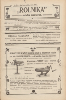 Rolnik : organ c. k. galicyjskiego Towarzystwa gospodarskiego. R.38, T.70, Nr. 52 (22 grudnia 1905) + dod.