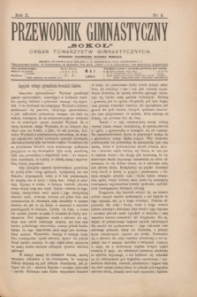 Przewodnik Gimnastyczny „Sokoł” : organ towarzystw gimnastycznych. R.10, nr 5 (maj 1890)