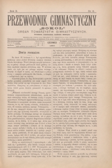 Przewodnik Gimnastyczny „Sokoł” : organ towarzystw gimnastycznych. R.10, nr 6 (czerwiec 1890)