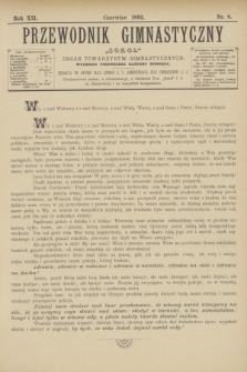 Przewodnik Gimnastyczny „Sokoł” : organ towarzystw gimnastycznych. R.12, nr 8 (czerwiec 1892)