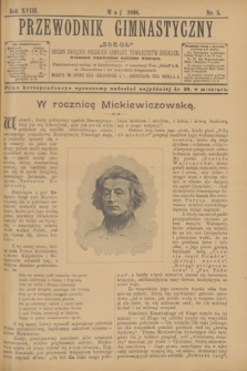 Przewodnik Gimnastyczny "Sokoł" : organ Związku Polskich Gimnast. Towarzystw Sokolich. R.18, nr 5 (maj 1898)