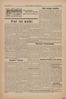 Robotnik : centralny organ PPS. R.51, nr 39 (1 września 1944) = nr 8098