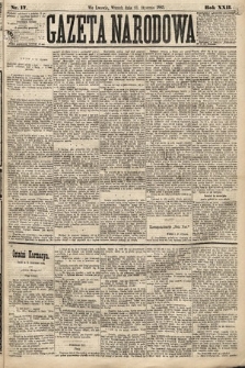 Gazeta Narodowa. 1883, nr 17