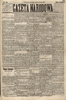 Gazeta Narodowa. 1883, nr 19