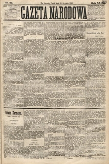Gazeta Narodowa. 1883, nr 20