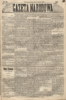 Gazeta Narodowa. 1883, nr 21