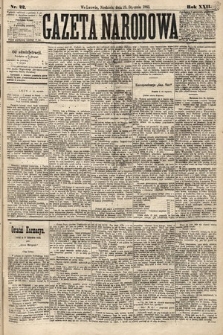 Gazeta Narodowa. 1883, nr 22