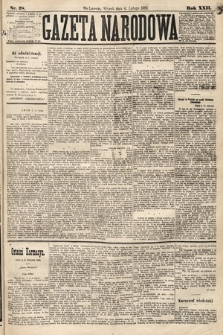 Gazeta Narodowa. 1883, nr 28
