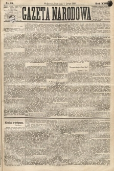 Gazeta Narodowa. 1883, nr 29