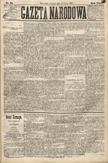 Gazeta Narodowa. 1883, nr 36
