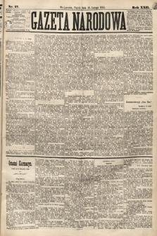 Gazeta Narodowa. 1883, nr 37