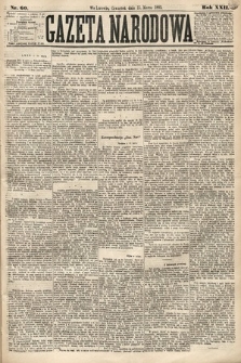 Gazeta Narodowa. 1883, nr 60