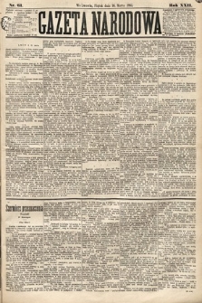 Gazeta Narodowa. 1883, nr 61