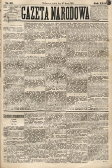 Gazeta Narodowa. 1883, nr 62