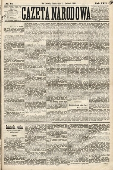 Gazeta Narodowa. 1883, nr 83