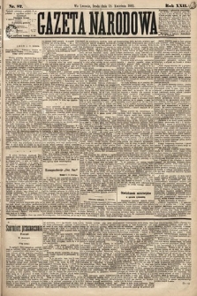 Gazeta Narodowa. 1883, nr 87