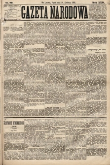 Gazeta Narodowa. 1883, nr 89