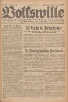 Volkswille : Zentralorgan der Deutschen Sozialistischen Arbeitspartei Polens. Jg.12, Nr. 268 (22 November 1927) + dod.