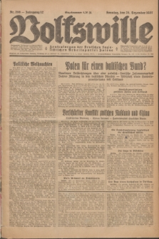 Volkswille : Zentralorgan der Deutschen Sozialistischen Arbeitspartei Polens. Jg.12, Nr. 296 (25 December 1927) + dod.