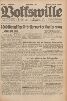 Volkswille : Zentralorgan der Deutschen Sozialistischen Arbeitspartei Polens. Jg.13, Nr. 172 (29 Juli 1928) + dod.