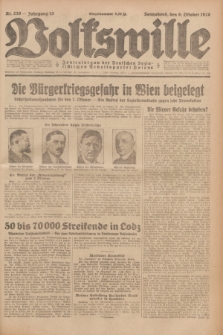Volkswille : Zentralorgan der Deutschen Sozialistischen Arbeitspartei Polens. Jg.13, Nr. 230 (6 Oktober 1928) + dod.