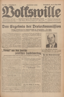 Volkswille : Zentralorgan der Deutschen Sozialistischen Arbeitspartei Polens. Jg.14, Nr. 107 (11 Mai 1929) + dod.