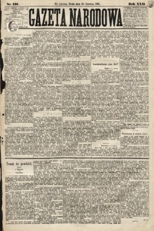 Gazeta Narodowa. 1883, nr 138